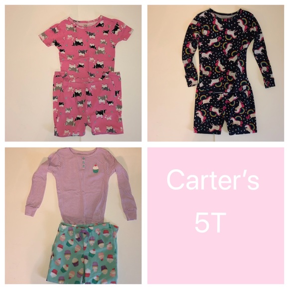 Carter's Other - 3 sets of 5T pajamas